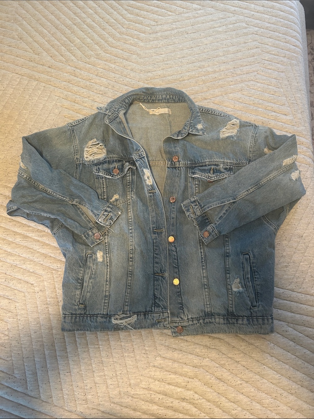 Zara Light Blue Denim Jacket